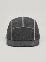 Charcoal Five-Panel, front view