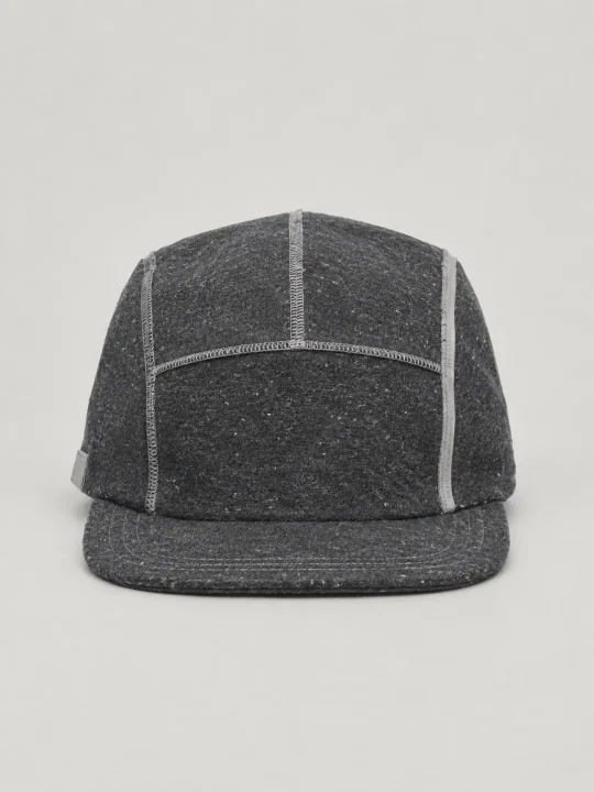 Charcoal Five-Panel, front view