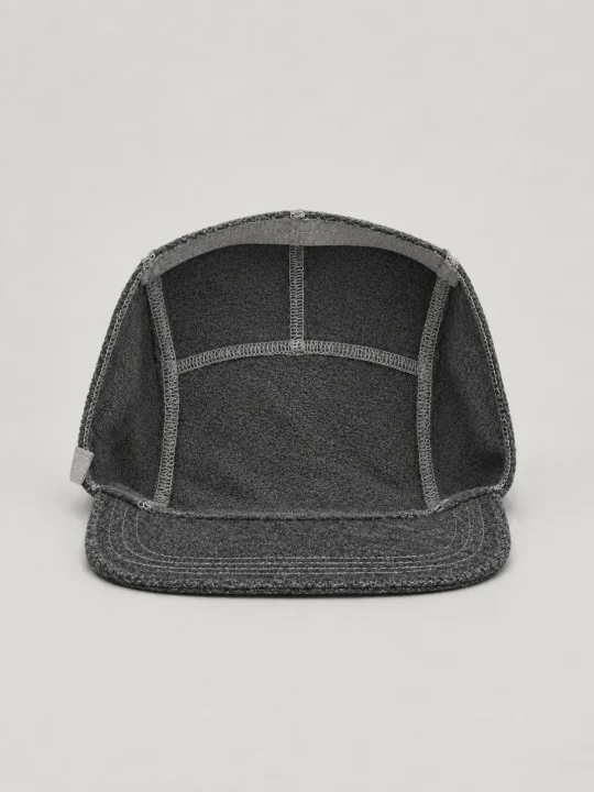 Charcoal Five-Panel, inside view