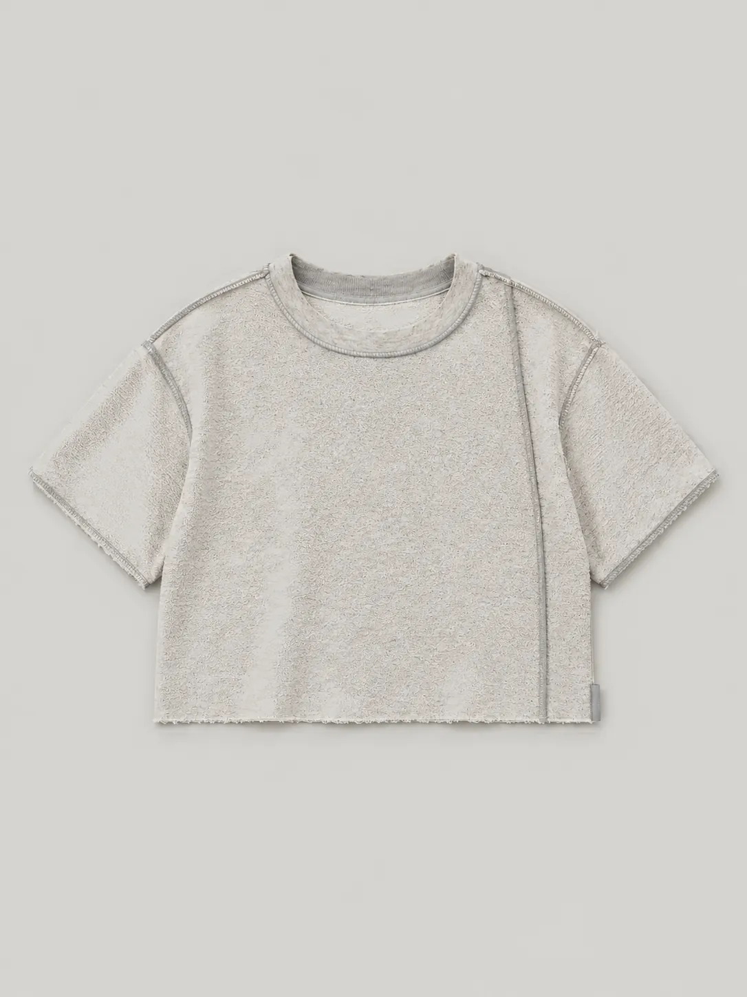 Crop Heavy Tee, vue de l’intérieur