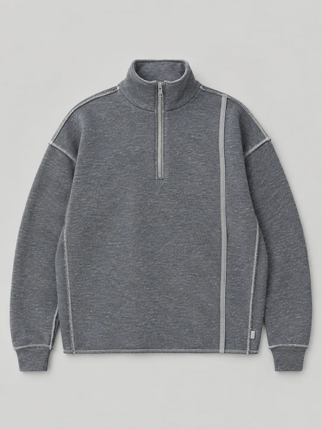 Half-Zip Mock, Vorderansicht
