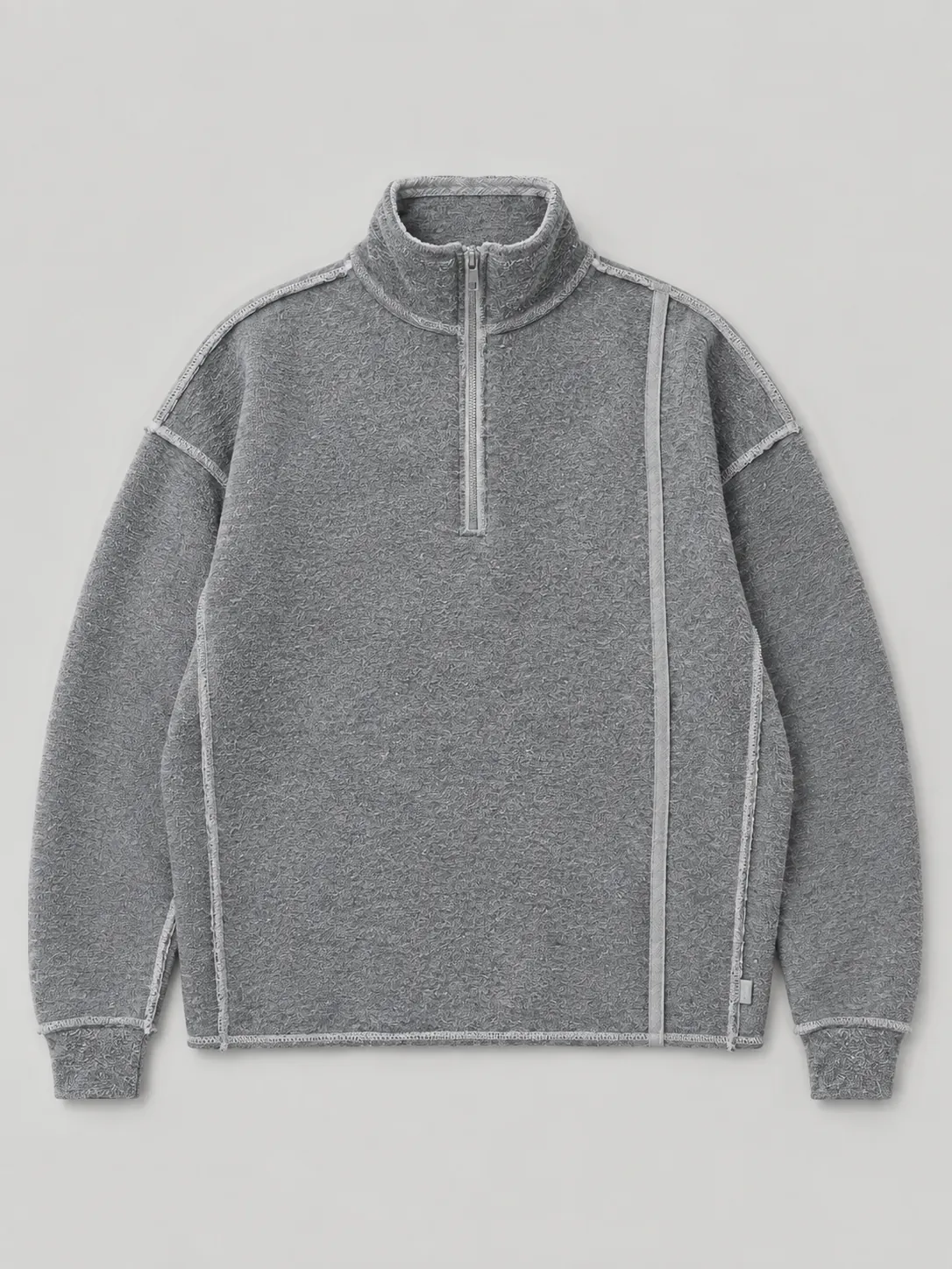 Half-Zip Mock, Innenansicht