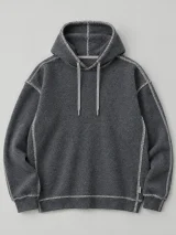 Loopback Hoodie, inside view