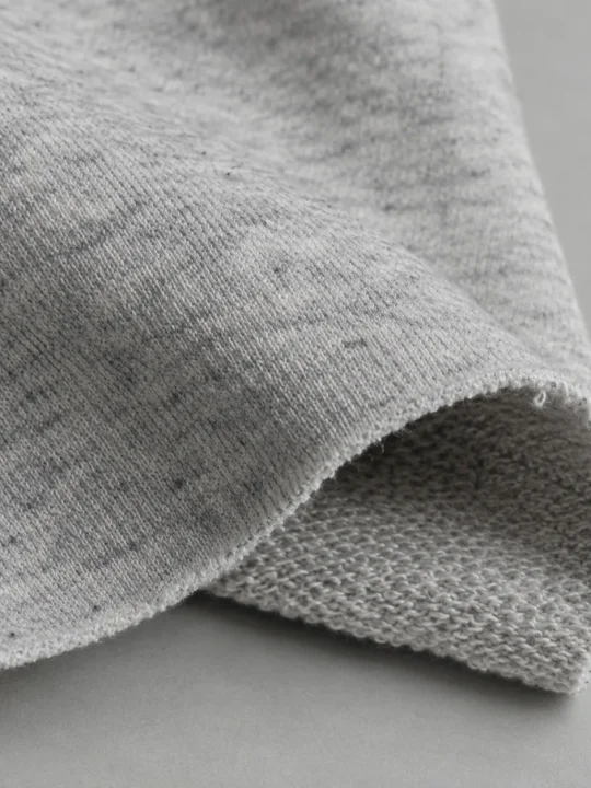 Ash Marl fleece swatch
