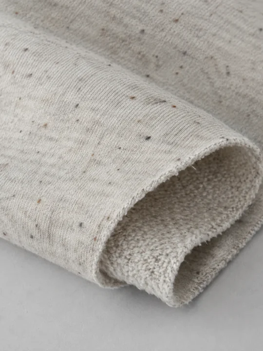 Ecru Marl fleece swatch