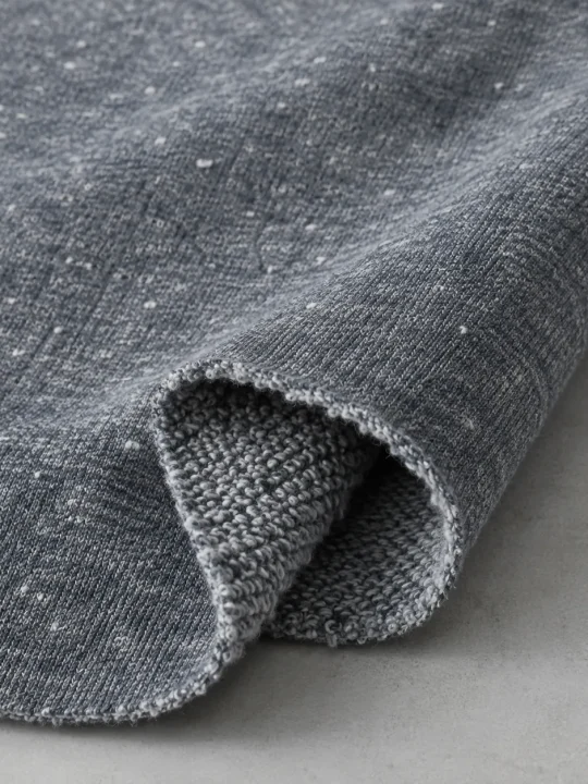 Graphite Blue fleece swatch