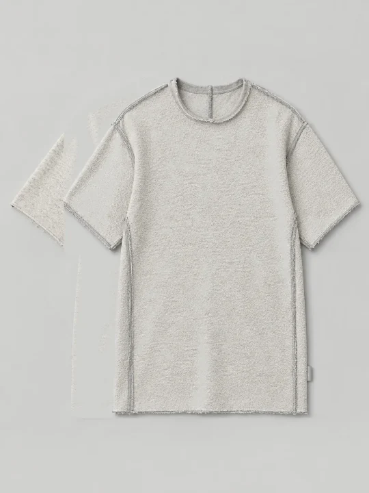 Raw Neck Tee, inside view