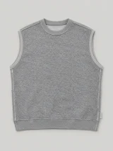 Sleeveless Sweat Vest, front view