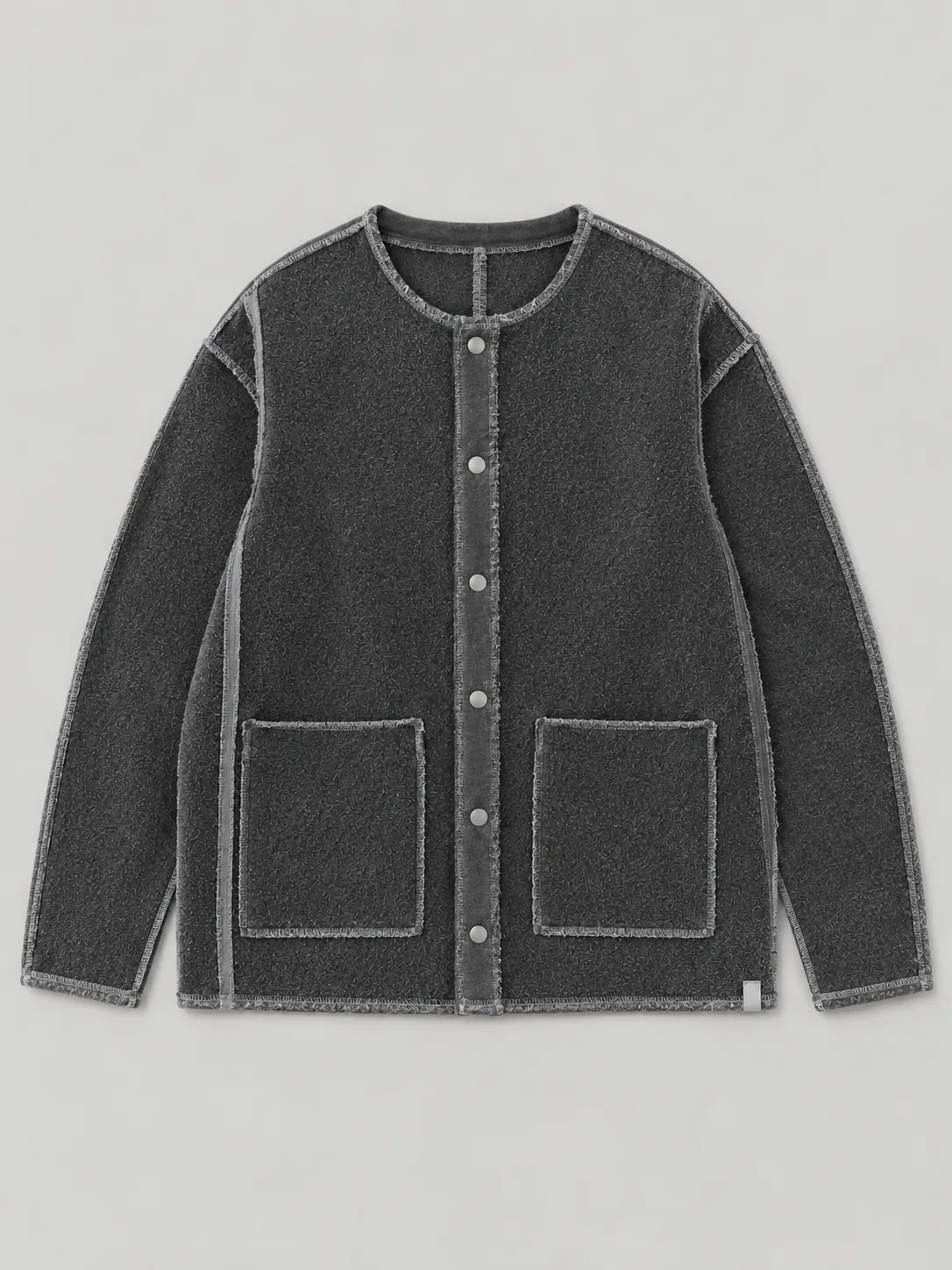 Snap Sweat Cardigan, vue de l’intérieur